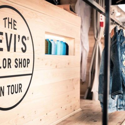 diseño de Street Marketing truck Levis